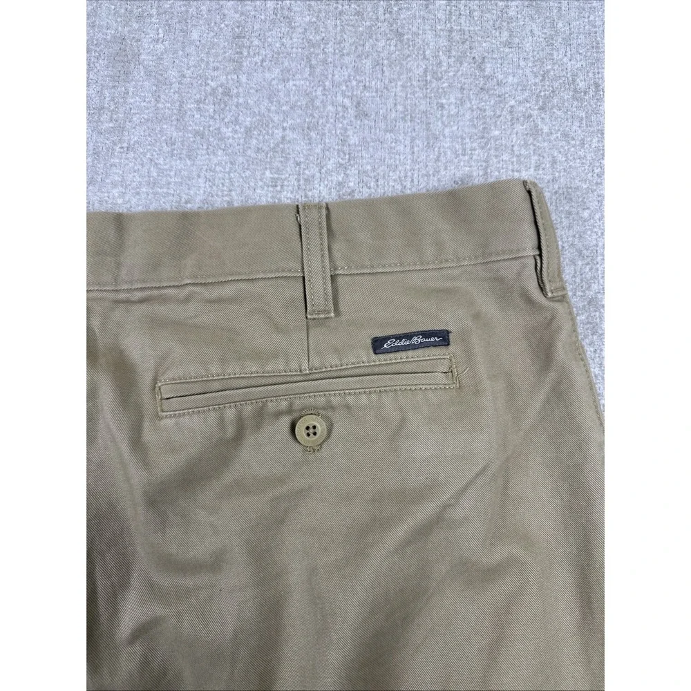 Eddie Bauer pants Men's‎ Pants 36x34 Khaki Straight Fit Casual Preppy Cotton